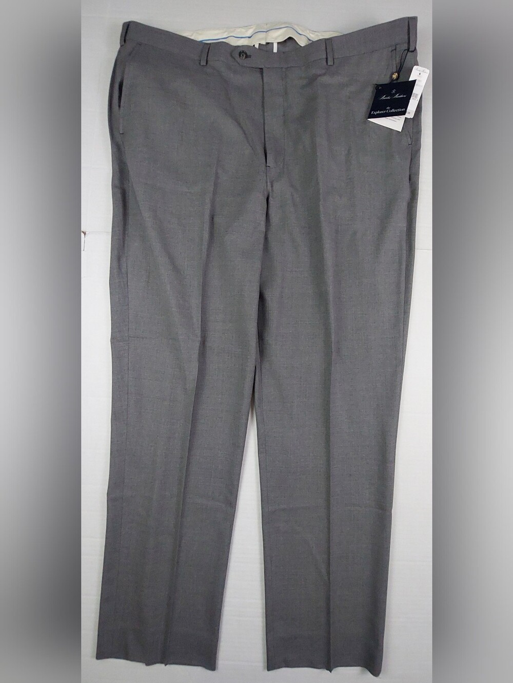 Brooks Brothers Explorers Collection Wool Dress Pants Mens 46x34 Gray NWT $268